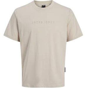 Jack & Jones Jcorecharge Mold Tee Ss Crew Neck, maanbeam, XL