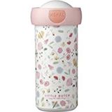 Schoolbeker Campus 300 ml Little Dutch - Flowers & butterflies.