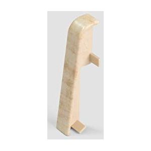 EGGER plinten vormdelen eiken crème voor eenvoudige montage van 60mm laminaat plinten | kunststof robuust | houtlook beige zand Tussenstuk Zwischenstück beige