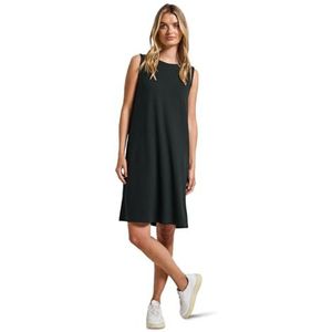 Street One Dames Jurk in effen kleur in Groen, in size: 34