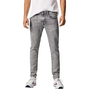 Pepe Jeans Finsbury Jeans voor heren, Grijs (Denim-wr2), 34W / 32L