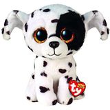 TY 2009295 - Beanie Boo Dalmatiër Luther - 15 CM,wit/zwart