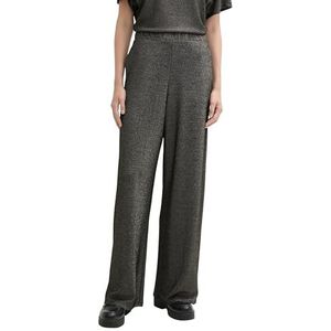 TOM TAILOR Denim Flared damesbroek, 34029 - Black Glitter, XS