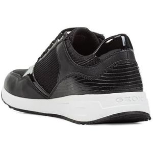Geox D BULMYA B Sneakers voor dames, zwart, 40 EU, zwart, 40 EU