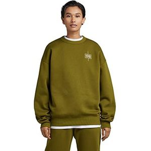 G-STAR RAW Heren Unisex Core Loose Sweatshirt Sweats, groen (Avocado D23223-c235-d612), S