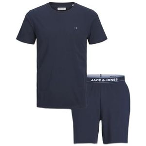 JACK & JONES Jacaustin SS T-shirt en shorts set heren T-shirt, Navy Blazer/Pack: Shorts Navy Blazer, XL