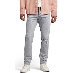 G-Star Raw 3301 Slim Jeans Jeans heren,grijs (Sun Faded Ripped Skyrocket 51001-d324-d901),38W / 34L