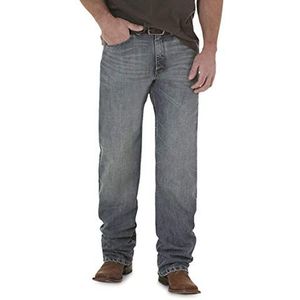 Wrangler Heren 20 x 01 wedstrijd casual fit jeans, Diepblauw, 38W / 30L