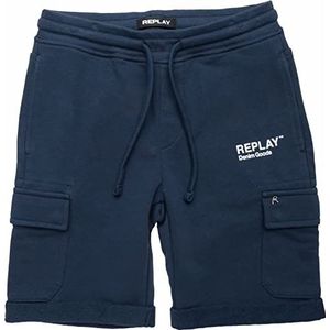 Replay Casual shorts voor jongens, 714 inktblauw., 12 Jaren
