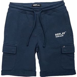 Replay Jongens SB9511 Casual Shorts, 714 Ink Blue, 4A, 714 inktblauw., 4 Jaar