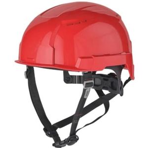 Bolt 200 bouwhelm, ongeventileerd, rood Milwaukee
