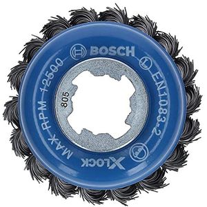 Bosch Professional getordeerde komborstel Heavy (voor metaal, X-LOCK, Ø 75 mm, draaddikte 0,5 mm, voor Ø 125 mm)