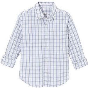 Gocco Camisa Cuadros hemd voor jongens, Blauw (Azul Suave 4z), 104 cm