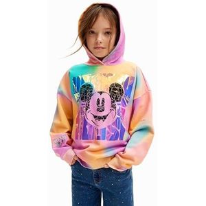 Desigual Sweatshirt met lange mouwen voor meisjes en meisjes, rood, 14 Jaar