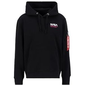 Alpha Industries Skylab NASA Hoody voor heren Black/Magenta L