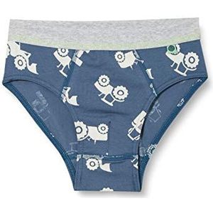Sanetta Briefs blauwe boxershorts voor jongens, bering sea, 80