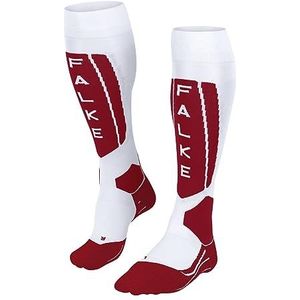 FALKE Dames Skisokken SK5 Expert W KH Wol Functioneel material Warm dun 1 Paar, Wit (White 2088), 37-38