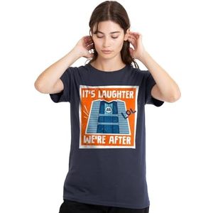 Monsters At Work It's Laughter We're After Ladies T-shirt, diep marineblauw, XX-Large, Diepe marine, XXL