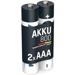 Ansmann MaxE Micro AAA Type 800mAh Oplaadbare batterij met hoge capaciteit 2x Micro AAA HR03