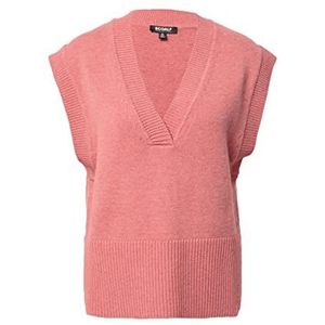 ECOALF - Vestaalf damesvest van gerecyclede wol, comfortabel en veelzijdig gebreid vest, maat M, donkerroze, Donker Roze, M
