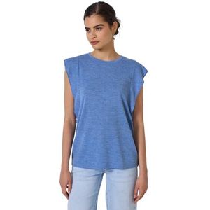 Street One - Studio - Top - Blauw - Dames - Linnenlook