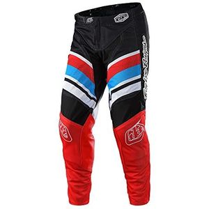 Troy Lee Designs Motorcross broek voor heren, Rood; Zwart, 38