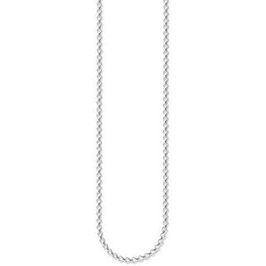 Thomas Sabo Charm Club Unisex-Charm-Kette, kleine runde Gliederkette, 925er Sterlingsilber, X0001-001-12