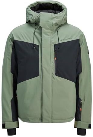 JACK & JONES Heren Jjalpes Ski Jacket Aw25, Laurel Wreath, l, Laurel Wreath, L