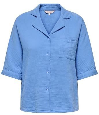 ONLY Blouse 'ONLThyra'  lichtblauw