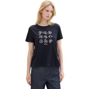 TOM TAILOR T-shirt voor dames, 10668 - Sky Captain Blue, S