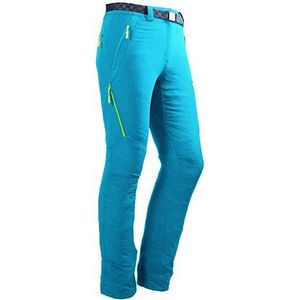 Izas Stretch Birham functionele broek voor dames, turquoise/lichtgroen, XL
