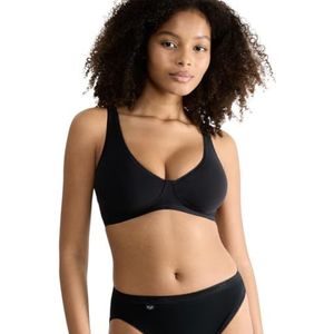 SLOGGI - Basic+ Bralette - Zwart - Katoen - Zonder Beugels