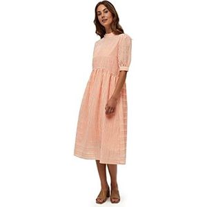 Minus Dames Frija Casual Jurk, Abrikoos Tan, 40