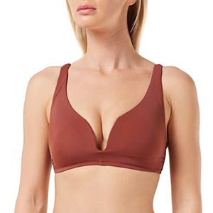 Dagi Dames Triangle Bikini Top, bruin, 40