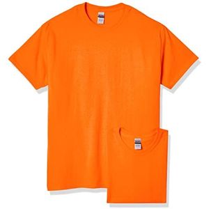 Gildan Ultra katoenen T-shirt voor volwassenen, stijl G2000, multipack, Veiligheid Oranje (2-pack), 3XL