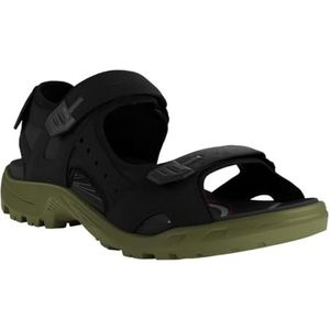 ECCO Offroad asfalt-sandalen voor heren, Zwarte, 7/7.5 UK