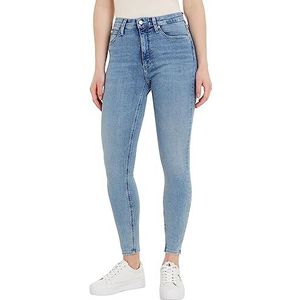Calvin Klein Jeans Hoge taille Super Skinny Enkelbroek voor dames, Denim Light, 33W
