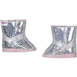 BABY born Winter Boots Low voor 43cm poppen - Gemakkelijk voor kleine handen, Creatief spelen promote empathie & sociale vaardigheden - Voor peuters van 3+ jaar - Inclusief schoenen met roze zolen