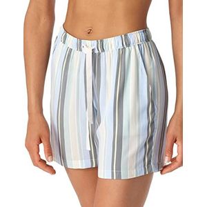 Schiesser Dames slaapbroek kort pyjama-onderdeel, groen gestreept, 36, Groen gestreept, 36