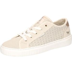 MUSTANG 1516-302 Veterschoenen - ECRU - Comfortabele Loopzool