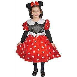 Dress up America Deluxe Ms. Mouse Kids Kostuumset - Maat Large (12-14)
