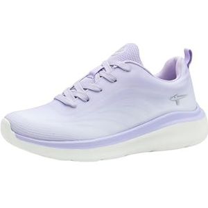 Tamaris Dames Comfort Damen Sneaker Flach Sportlich Vegan, Paars, 4 UK, Paars, 37 EU