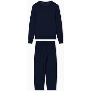 EMPORIO ARMANI MAN'S TECH WOL LANGE PAJAMAS BLAUW M, Armani Blauw, M