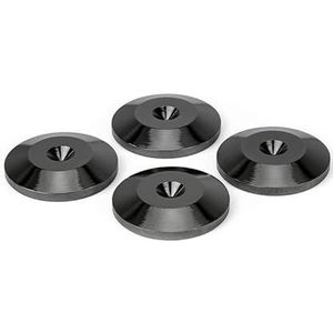 Dynavox - Spike Dempers - Onderlegschijven - Sluitringen - Set van 4 - Black