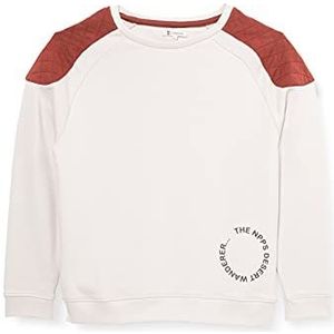 Noppies Jongens B Sweater Langemark Pullover, White Sand - P670, 128 cm
