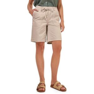 Cecil - Tracey - Korte Broek - Boulder Beige - Zomerbroek met Elastische Tailleband en Trekkoord