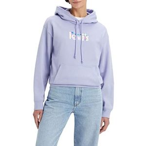 Levi's Graphic Standard Hoodie Vrouwen, Poster Logo Persian Violet, M