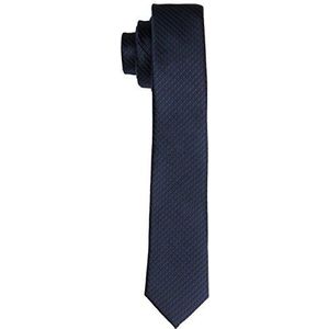 ESPRIT Collection heren stropdas, blauw (navy 400), Eén maat
