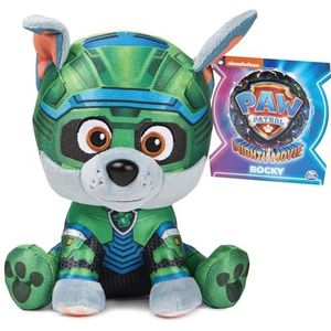 GUND PAW Patrol The Mighty Movie - Rocky-knuffeldier van 15 cm