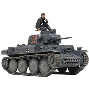 TAMIYA 300035369 1:35 Duitse pantserkampfwagen 38 (t) uitvoering E/F (1), getrouwe replica, modelbouw, plastic bouwpakket, knutselen, hobby, lijmen, plastic bouwset, montage, ongelakt